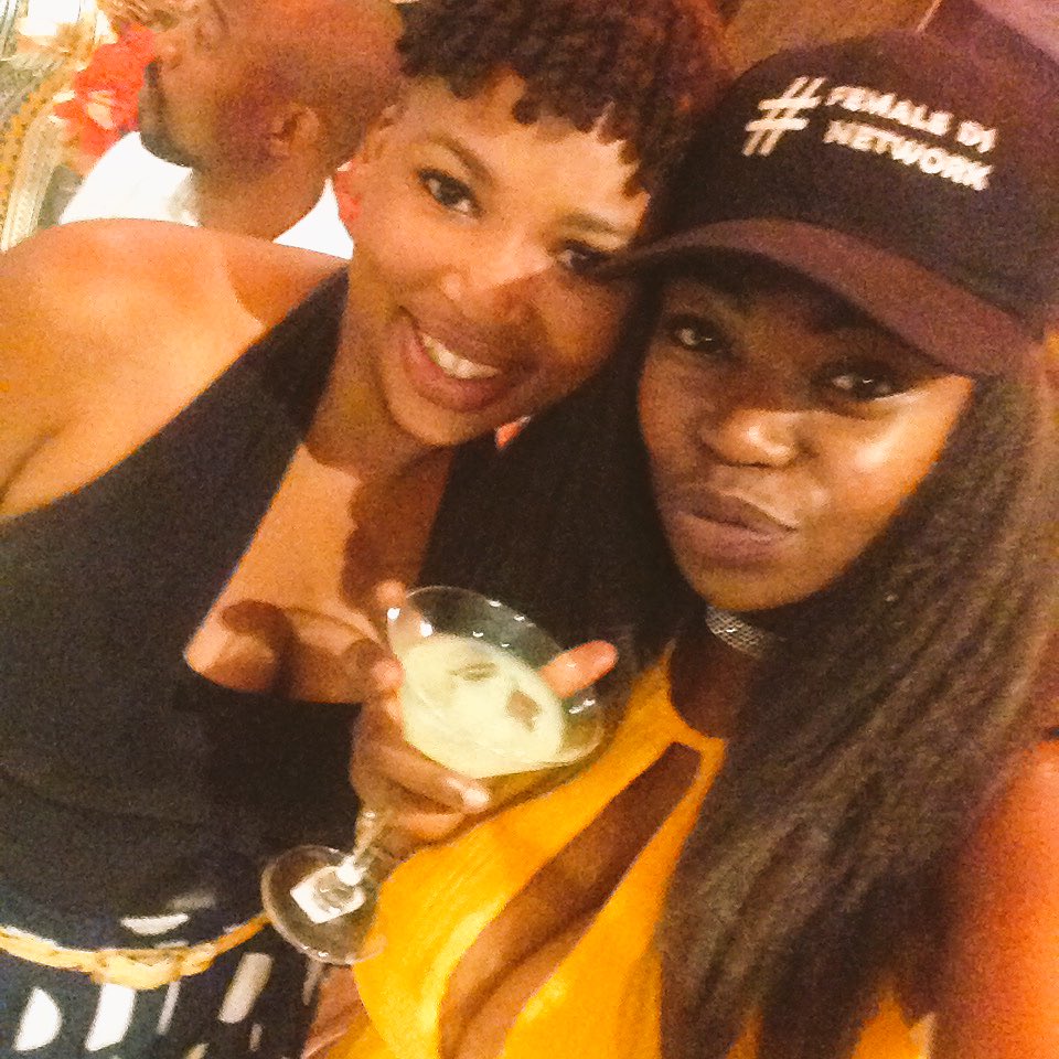FemaleDjNetwork's tweet photo. #FemaleDjNetwork @DjMilliBala & @Lady_Zeejay #SweetBeats @lipstequila Dj's #CapeTown #DeepHouse 💕 https://t.co/wSG2qwJ1Ch