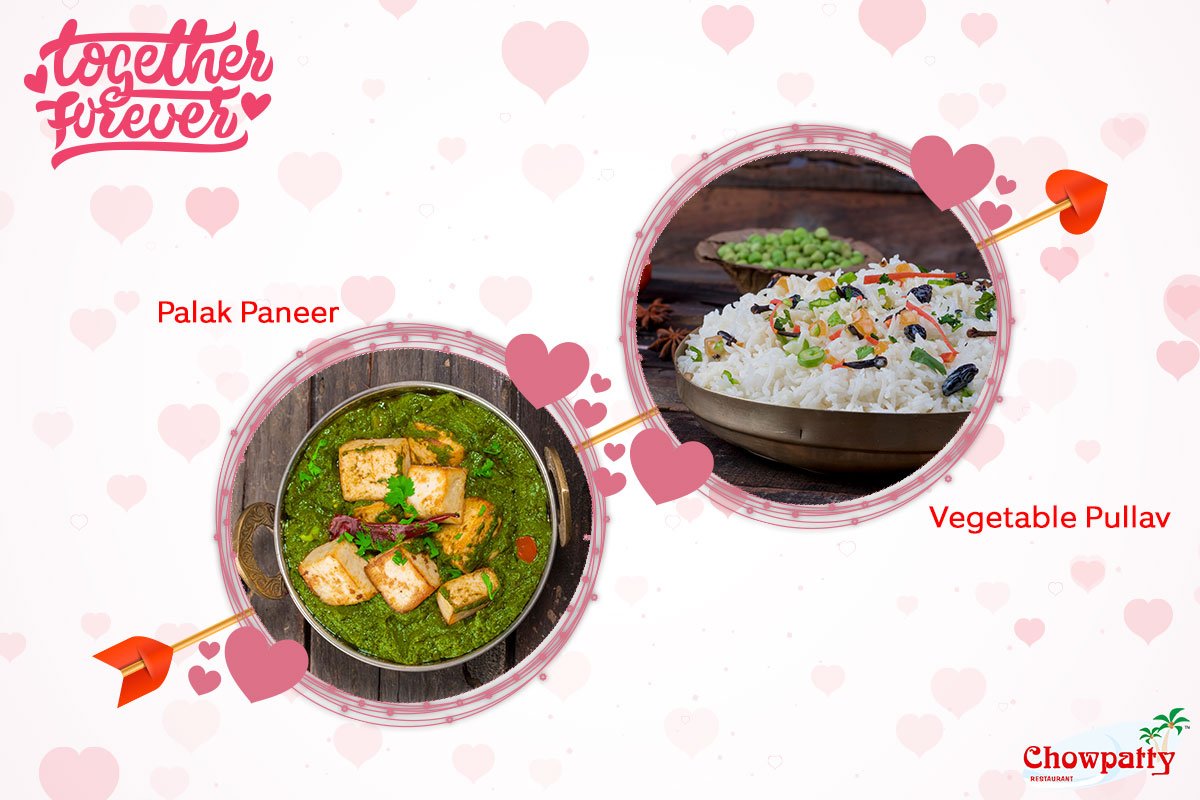 Chowpatty_Foods's tweet photo. A couple that eats together, stays together! Enjoy your #ValentinesDay with this perfect pair of #PalakPaneer and #Paratha at the #ChowpattyRestaurant on #OakTreeRoad, #NewJersey. https://t.co/7sWF0NWqUo
