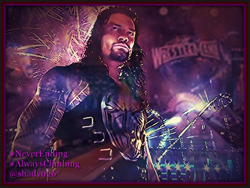 Shady926's tweet photo. #Roman been a rough couple of weeks...you lost the #ICTitle an #SethLostHisTagTitle time to get back on track #RoadToWrestlemania #4xMainEvent #EarnedNotGiven https://t.co/bO1u4mTyxf