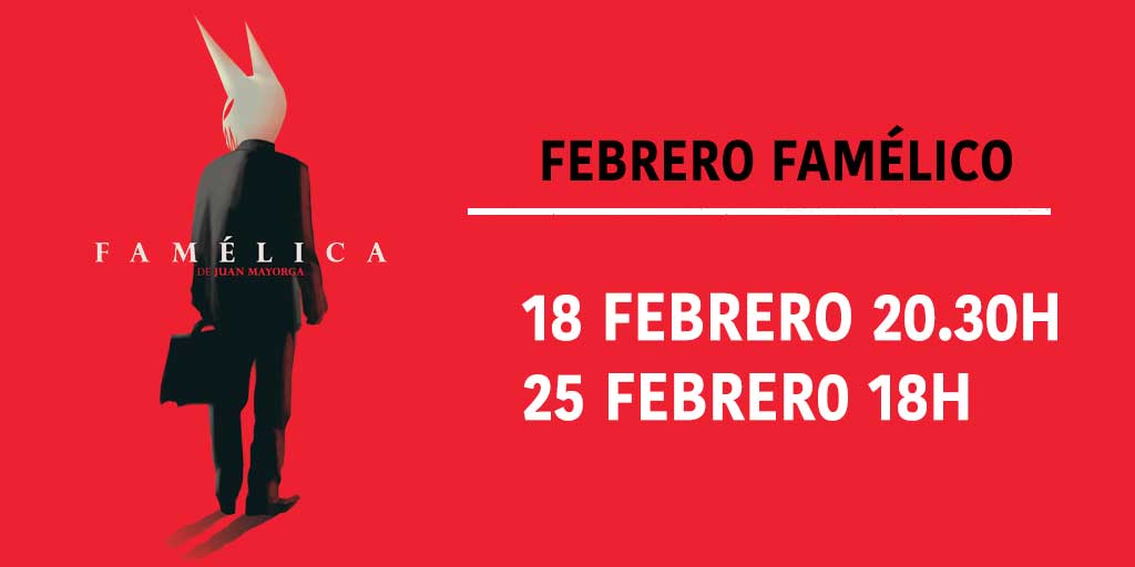 "Estás protegido y, mientras lo estés, puedes dedicar tu
tiempo a algo que te importe. A tu pasión. Lo que siempre soñaste,
ahora puedes hacerlo. Mientras estés protegido"... #Famélica en <a href="/teatrobarrio/">Teatro del Barrio</a> 
#JuanMayorga #domingosfamélicos #febrerofamélico #cultura #teatro
