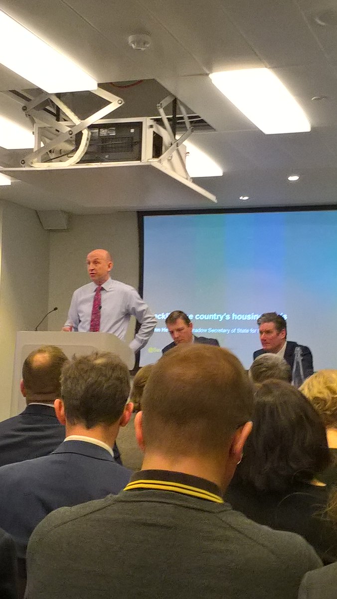OriginHousing20's tweet photo. #savills event - Keir Starmer eloquent re challenges of Brexit. Comment by John Healey showed we HAs still haven't got our message across. https://t.co/eDAmRAyECs