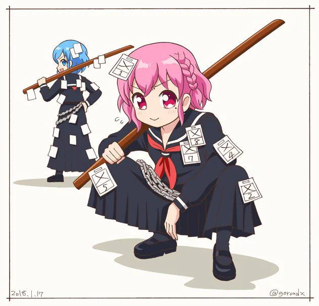 過去絵ですみません。ドロシー&レオナおめでとう!   #ドロシーレオナ生誕祭2018