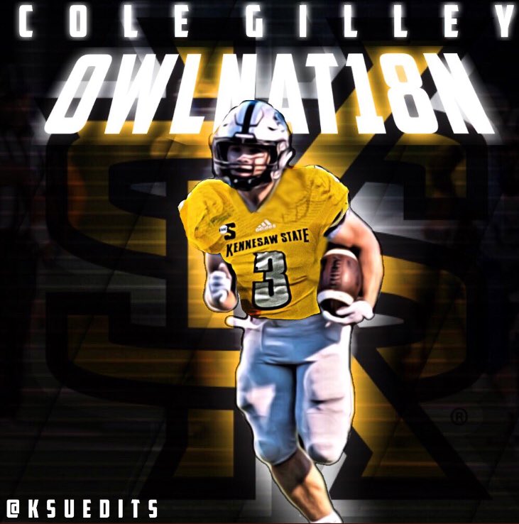 Cole_Gilley2's tweet photo. I’m excited to say that I’m 100% committed to Kennesaw State! @BohannonBrian @CoachChesnutKSU @TimGlanton @Coach_Worley https://t.co/jcPe8urRax
