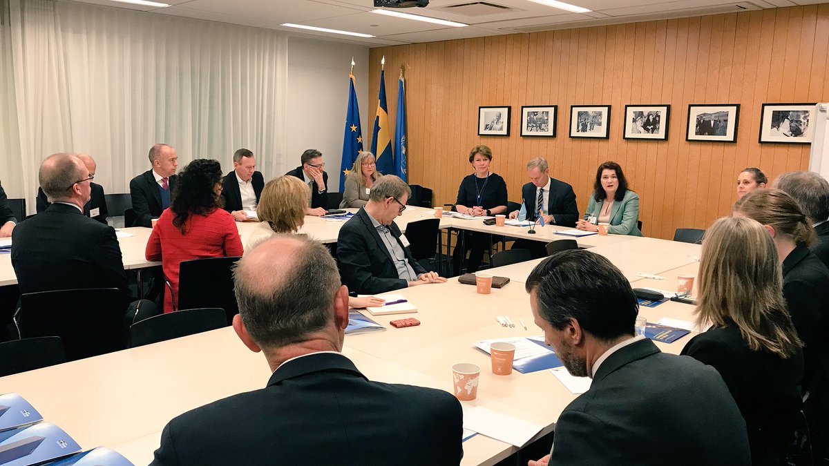 Nu är <a href="/TeamSwedenSE/">Team Sweden</a> delegationen 
- företag, myndigheter, organisationer samlade på <a href="/swedennewyork/">Consul General of Sweden in New York</a> för att dra igång en heldag med fokus på FN-upphandlingar <a href="/UN/">United Nations</a> <a href="/BusinessSweden/">Business Sweden</a>