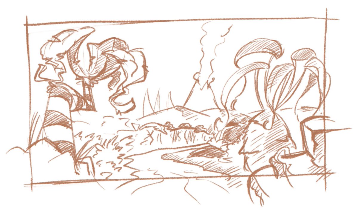 artbuexxe's tweet photo. Some #sketching of a land before time.
#dino #landscape #digitalart #painting #skribble #bleistift #jura #djungle #art #vulcano #past #beforetime #artbuexxe #panle #river #pencildrawing #pencil #illustration #photoshop https://t.co/nhzNNLJWMy