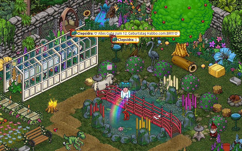 Olha só a mensagem que recebemos do .DE! 💗😊🎂 #HabboBRPT12Anos 

Bom dia #Habbo!