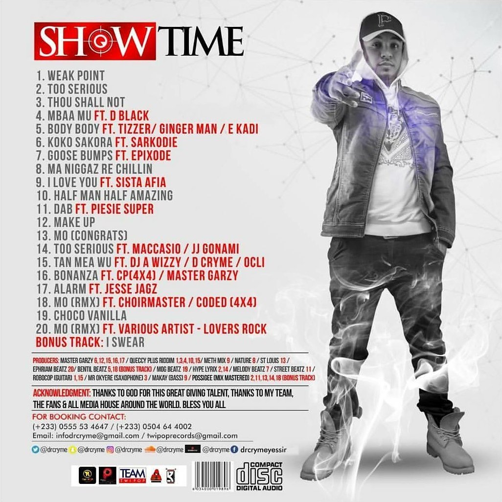 EdEddieMusic's tweet photo. @drcryme #ShowTimeAlbum got me on track 11 #Dab https://t.co/cAygQJWbdl