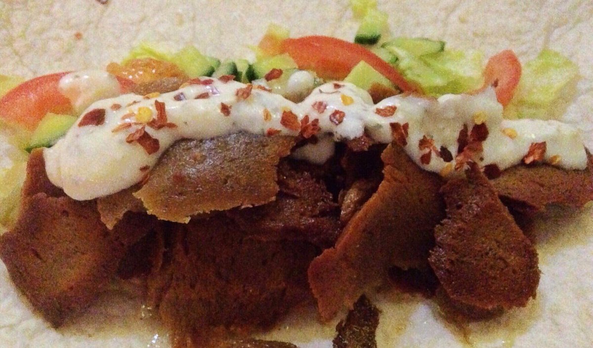 Authentic Berlin döner kebabs. Without any death or cruelty in them. Remember that I’m on FB so add me over there too: @veganfriedchicken you can also leave a review! #vegan #VeganJunkFood #crueltyfree