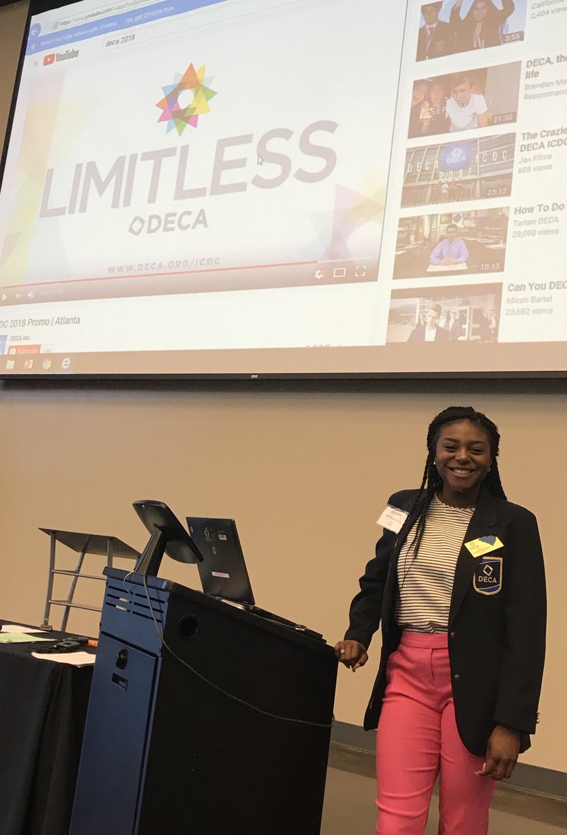 EducationSC's tweet photo. February is National Career and Technical Education Month! 

Kelli Eichelberger, South Carolina President of DECA, met with new CTE administrators last week and shared with them that the opportunities in Career and Technical Student Organizations are limitless!  #SCDECA #CTEMonth https://t.co/Gh5O8878Pl