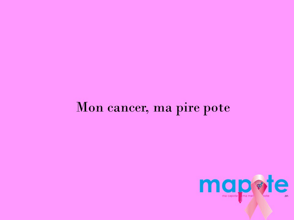 Mapote_Sn's tweet photo. A l’occasion de la journée mondiale contre le cancer celebrée ce 04 Février, nous tenons à envoyer nos pensées de soutien vers toutes les victimes touchées par ce fleau.
#MonCancerMaPirePote https://t.co/6LwBXl5qmA