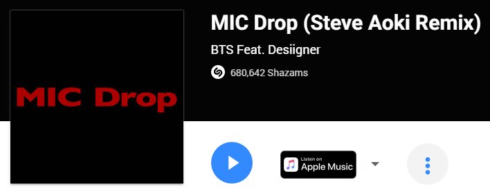 BTSonShazam's tweet photo. #BTSARMY thanks for everyone who's joining in our #ShazamFamWar ✨🌌 We had a strong start w/ over 20K 😲 new MIC Drop remix Shazams in the first day! But we're falling back down to our old low rate so let's do something about it!

FLASH SHAZAM PARTY in 1 hour for Stars+Galaxy! https://t.co/HM6ZxeNgi2