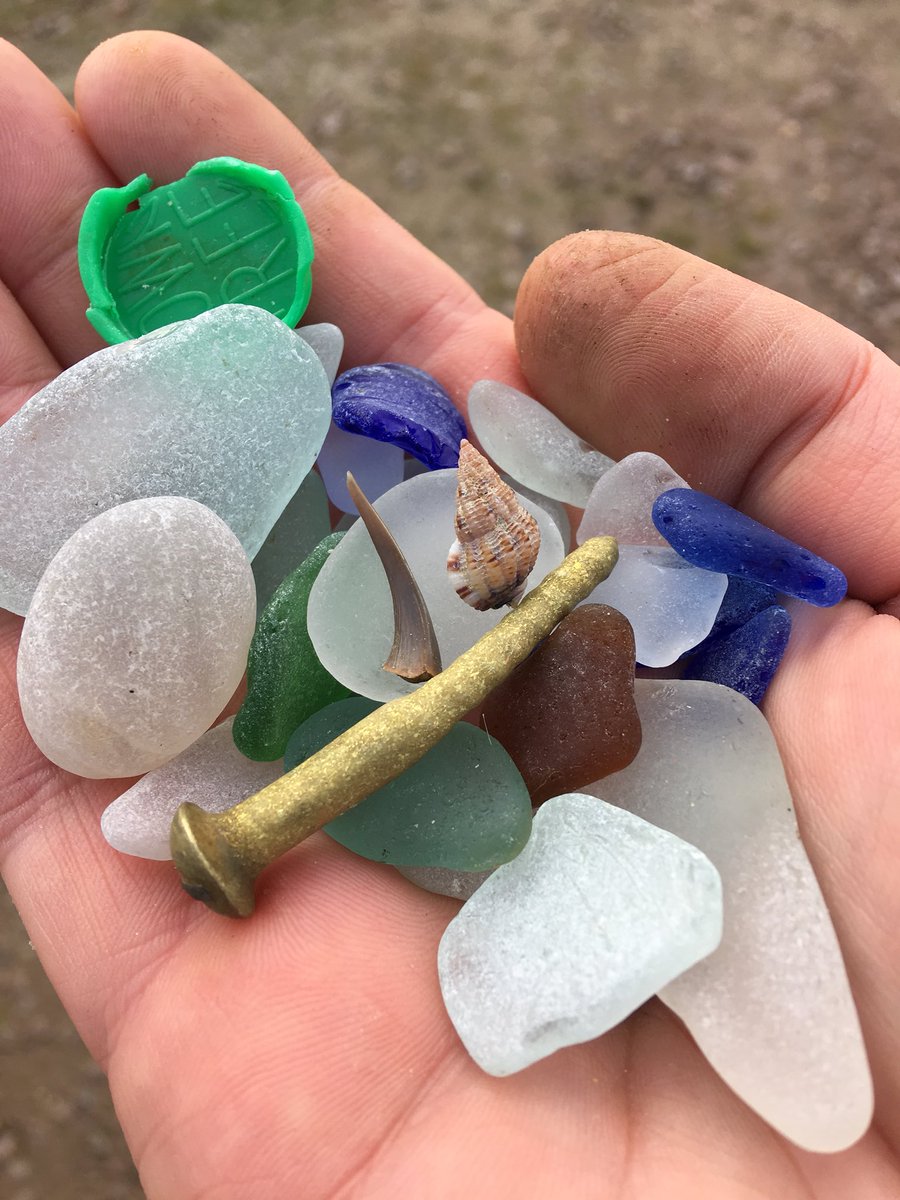 WildlifeGadgets's tweet photo. A handful of treasure and interesting finds from yesterday’s #beachclean. There’s always treasure in the trash if you look hard enough. 

#2minutebeachclean #plasticpollution #plasticawareuk #planetsuffolk https://t.co/jyB41MI9N6