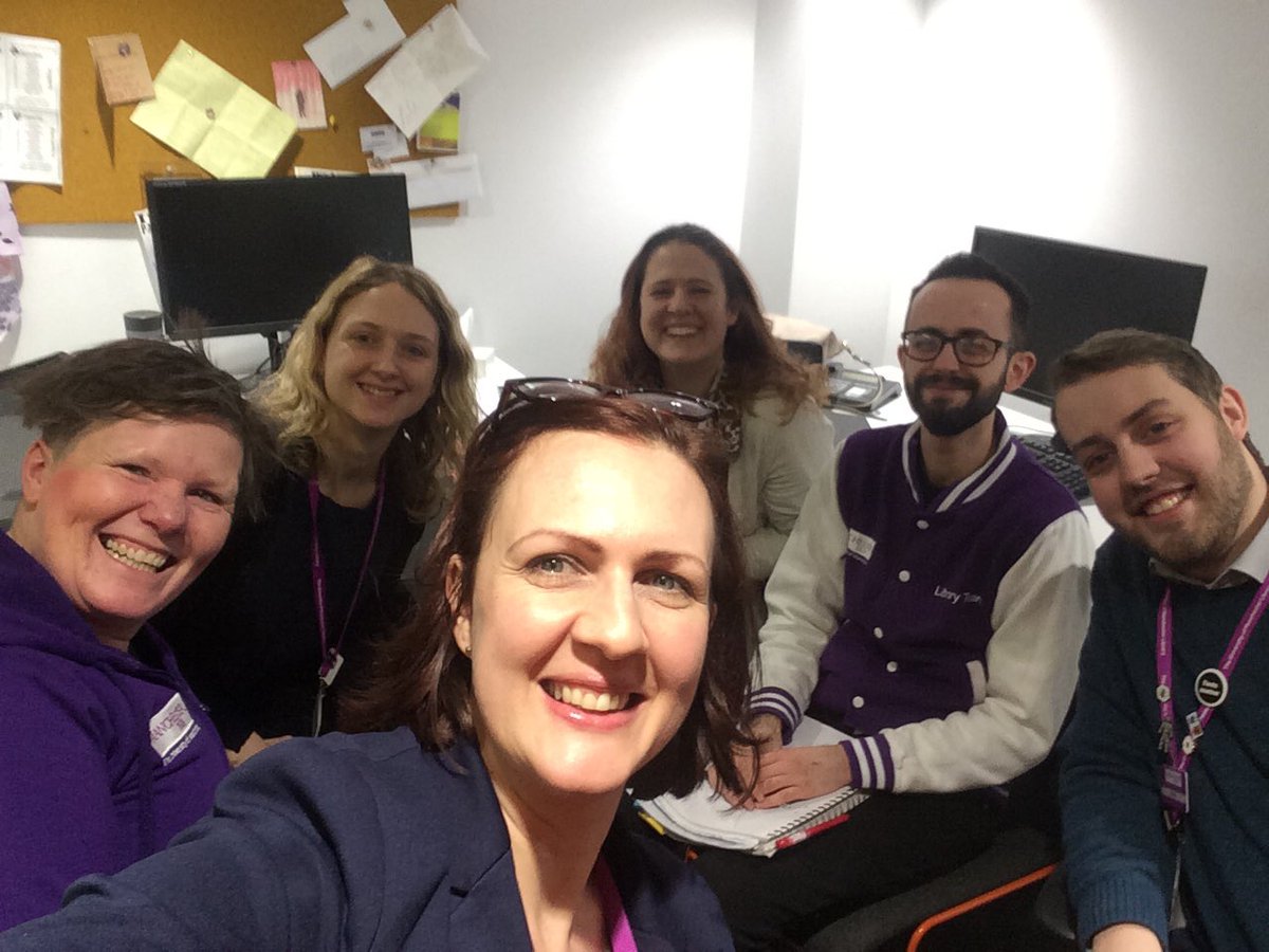 mlemanchester's tweet image. How many #learningdevelopers can you fit in one office? At least six! @manclibrarian @NicolaGrayson @mlemanchester