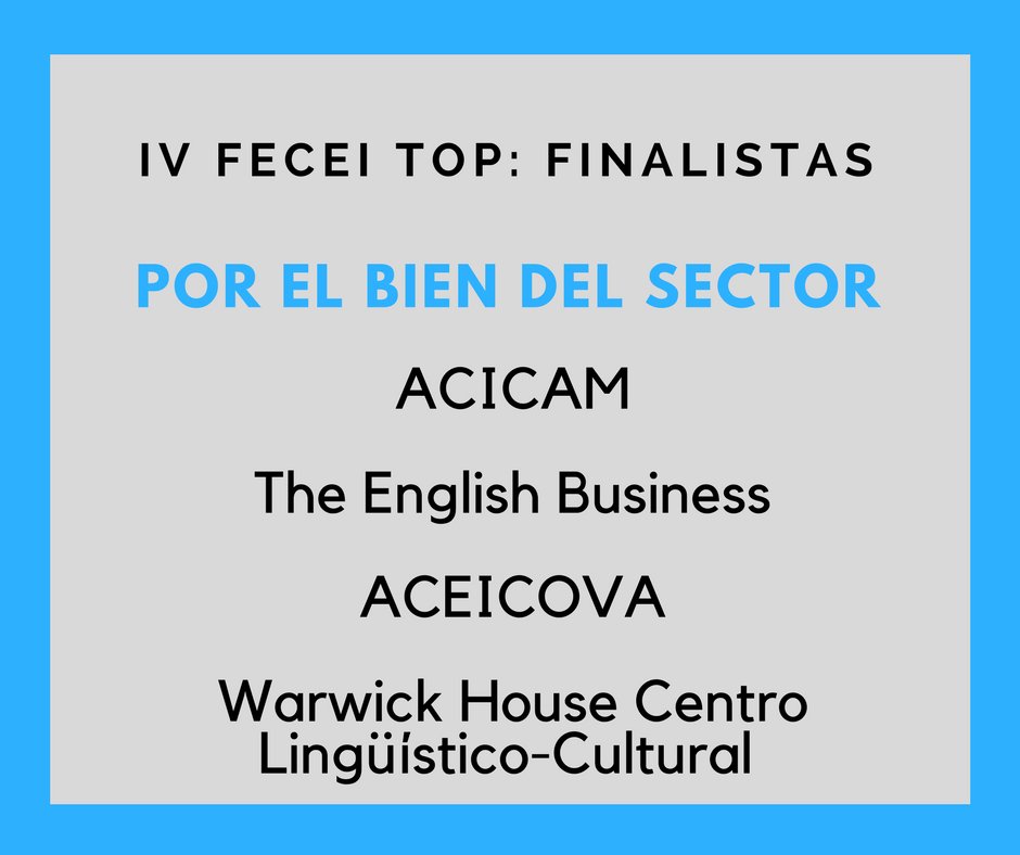 ACEIAndalucia's tweet photo. #PeopleFirst. ¿Habéis visto el nombre de los candidatos en las #FECEITOP @FECEIorg. Nuestros socios ocupan unas cuantas candidaturas. @BabelMalaga @stjameslc . @MissPaula4U @theenglishnow @imllazubia Estamos emocionados! ¿Quien ganará? Lo sabremos el 9 de febrero en el evento https://t.co/A7M2ryPuiH
