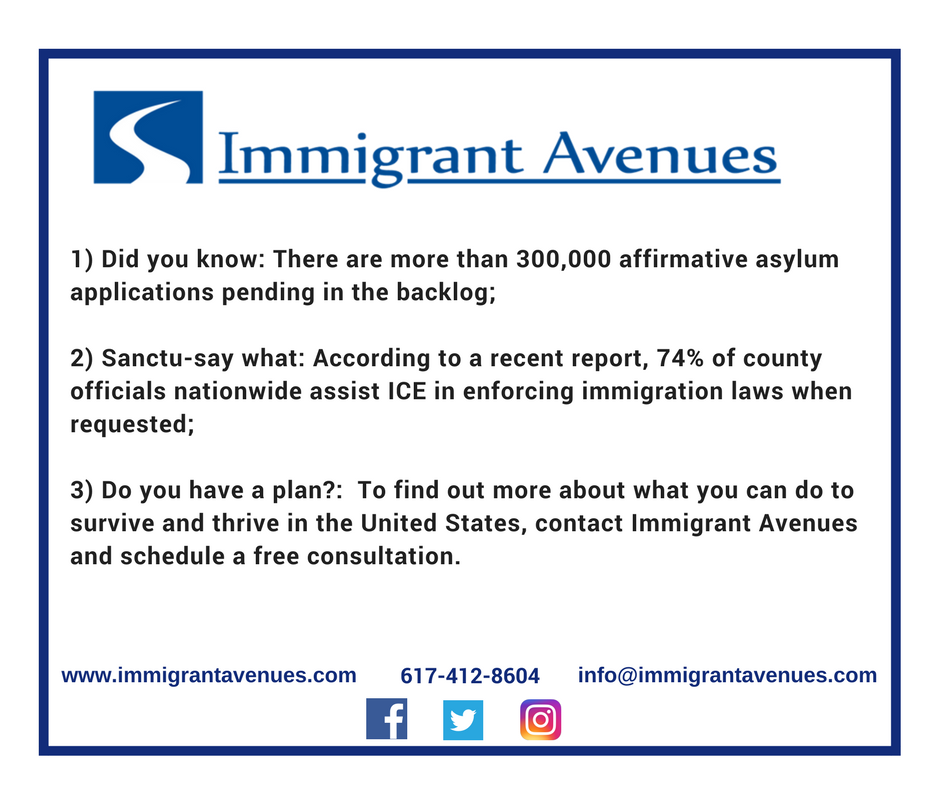 ImmigrantAves's tweet image. Happy Monday! Are you ready for another great week? Here are three things to help you be. 

#Immigration #ImmigrationBacklog #Asylum #ICE #SanctuaryCities #HaveAPlan #ImmigrantAvenues