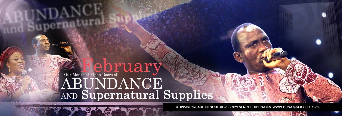 drpaulenenche's tweet photo. Welcome to #February2018, our month of Open Doors of Abundance and Supernatural Supplies.
Every spell of empty-handedness in this season is arrested forever in Jesus' Name!
#OpenDoors
#FinancialExplosion
#DunamisGospel https://t.co/3HiKmfmwoc