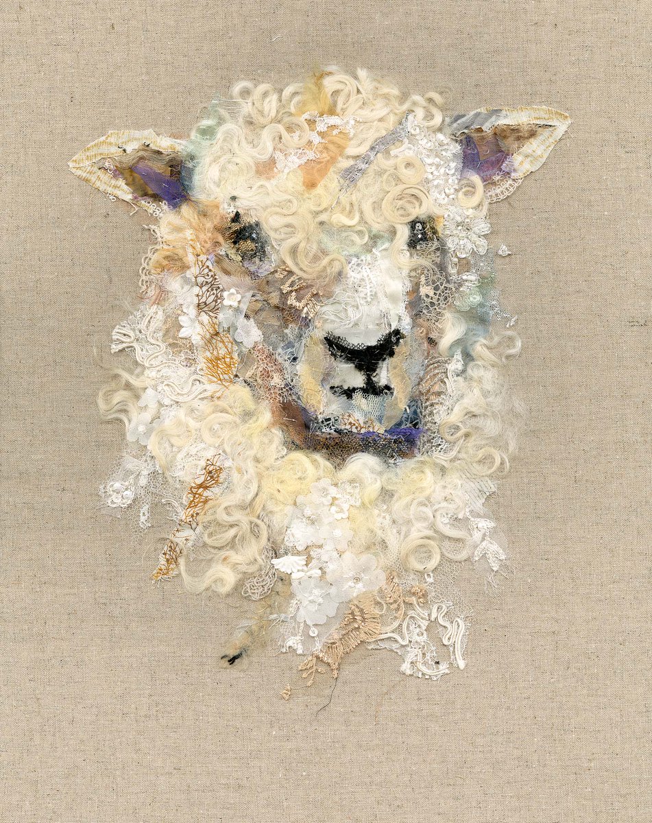 art_in_textiles's tweet photo. @InteriorHour Hello #InteriorHour A1 I'm interested in the trends as I'm a #textileartist and could create #handstitched #collages to complement the new #colour ranges. My #Cotswoldsheep would go well with these! #wallart https://t.co/qXvoVwd0GV