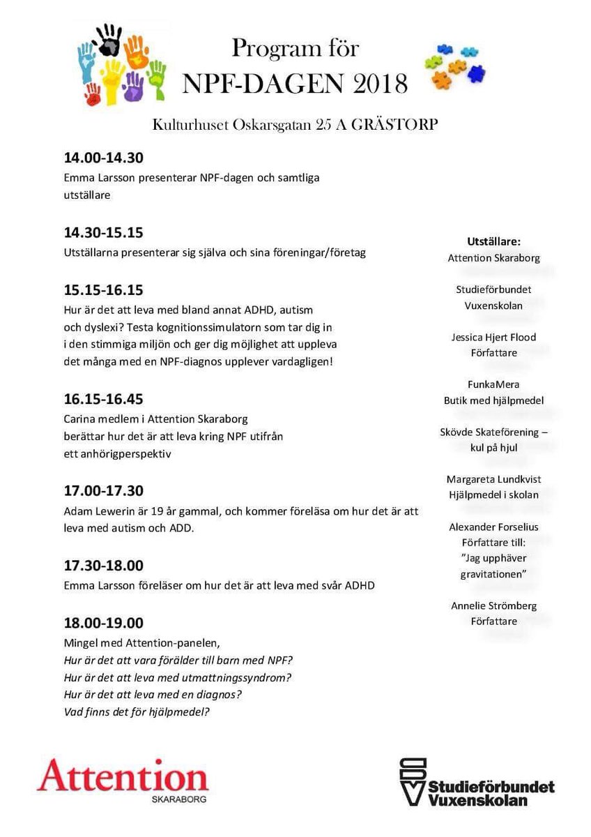 NPFdagen's tweet photo. Så galet mycket välkomna till vårt krypin i Grästorp den 15 mars! Det kommer bli fantastiskt mysigt. Gratis är det med - och alla vet att gratis är gott. #npfdagen #npf #grästorp https://t.co/Xx6PhEhyO3