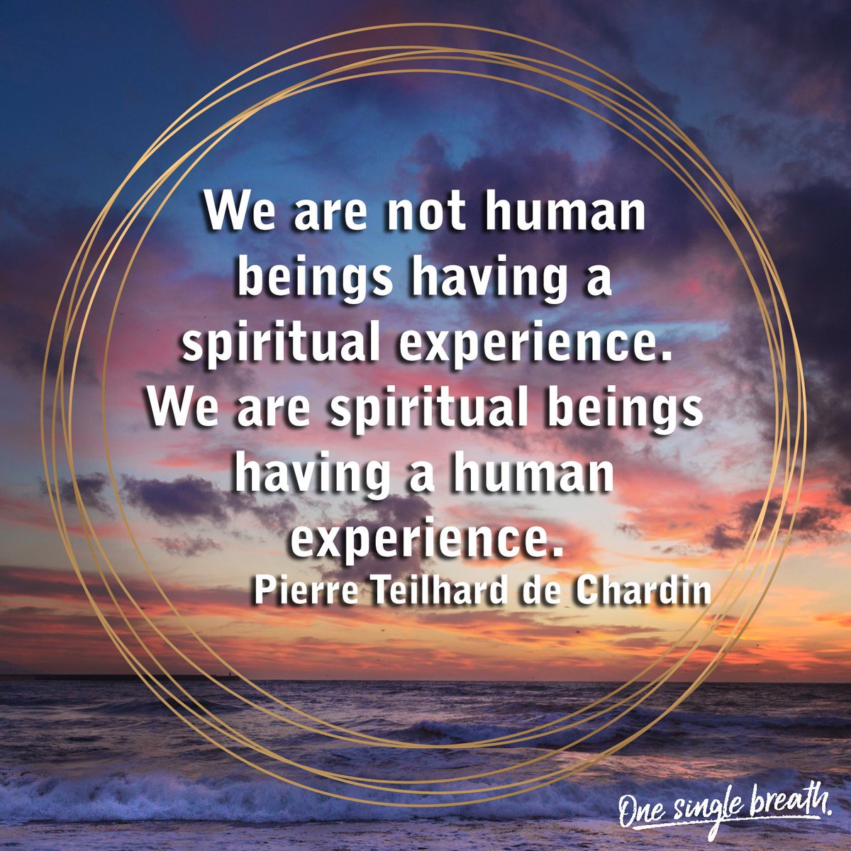 we are not human beings with spiritual experience