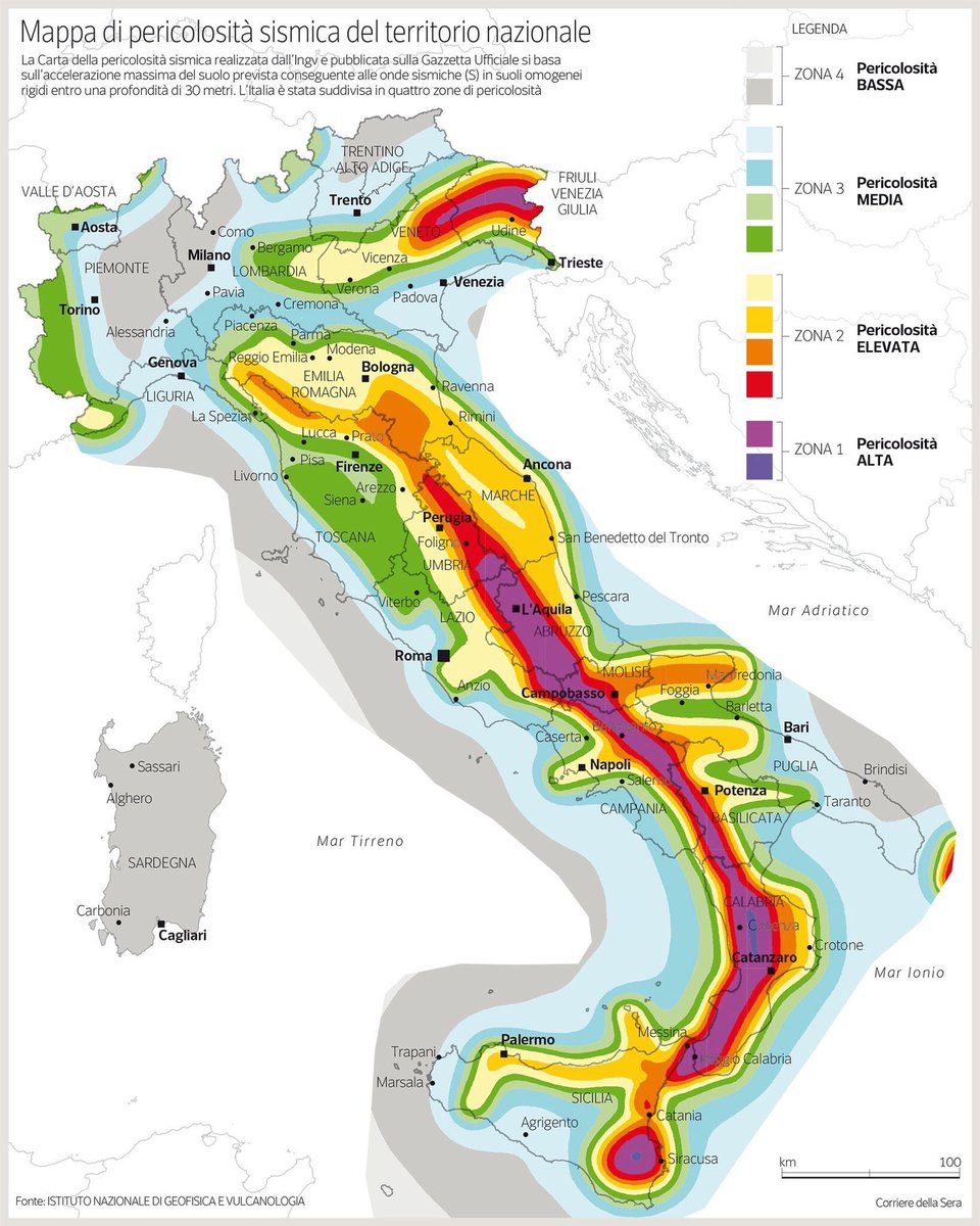 enzo_boschi's tweet photo. La Mappa di Pericolosità Sismica. Il più grande risultato geofisico dell’INGV. Pubblicata sulla Gazzetta Ufficiale con dignità di Legge! 
@erealacci @CarloMeletti @Max_Stucchi https://t.co/eCoRJXO5zy