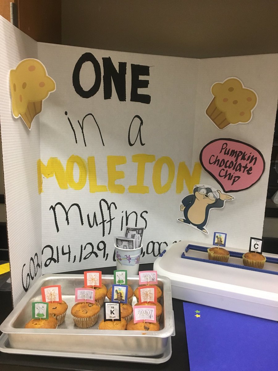 NatalieJMGarcia's tweet image. Honors Chemistry Bake Sale- convert a recipe into chemistry formulas! Creativity, Rigor and Relevance! So impressed! @mlnansen