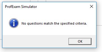 ProfExam Suite 6.2.1802.507: Another bug that was fixed in ProfExam Simulator.
profexam.com