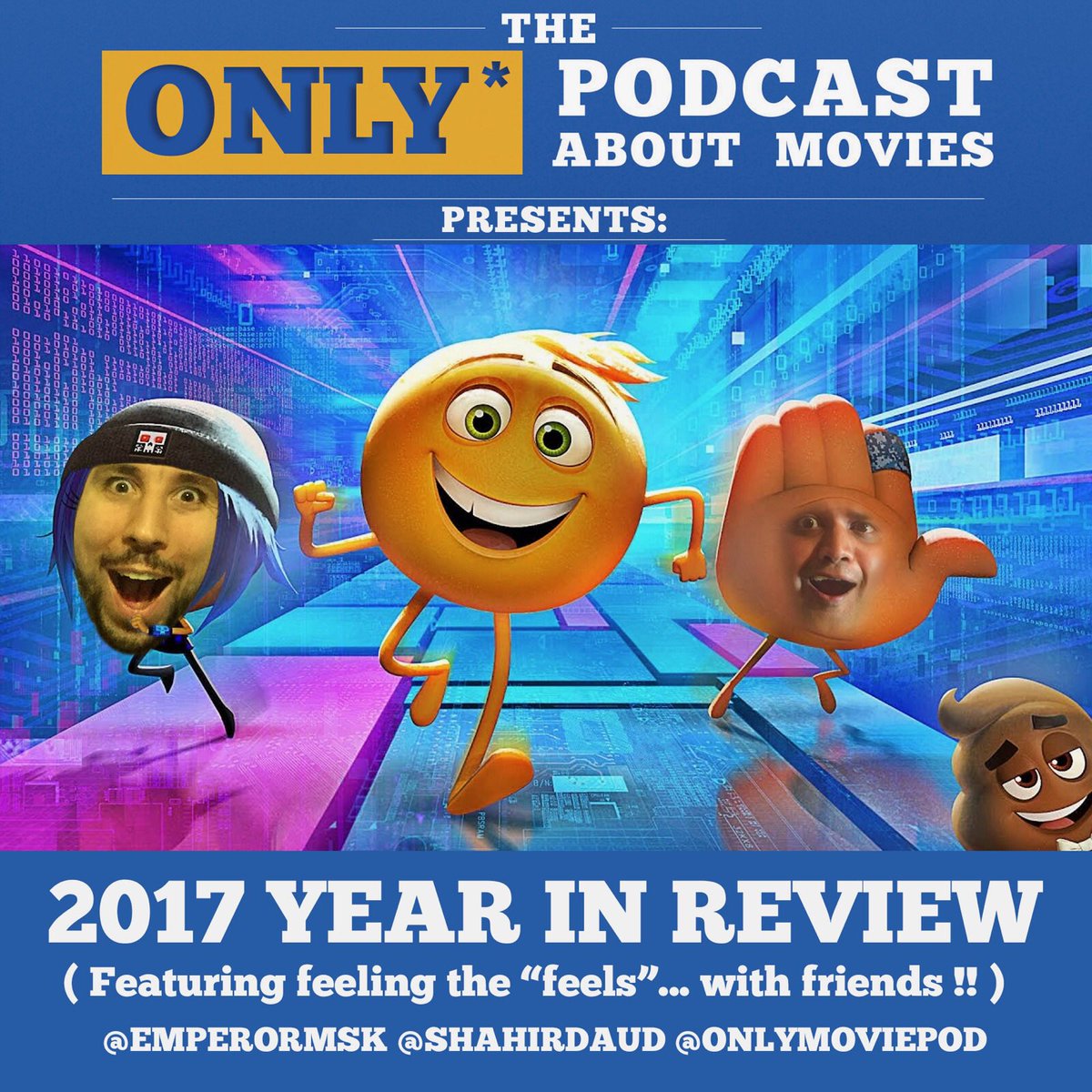 Your #Oscars prep cometh early! Our #2017 Year in Review ep is live and ready for your ear-holes.

Join us and a bevy of special #guests as we #countdown our #favorite #films of last year. 

#SpoilerAlert... The Emoji Movie is not mentioned.

goo.gl/3YXkiS