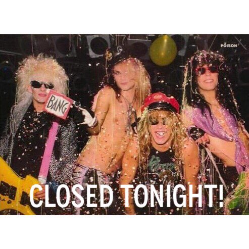 Lindastavern's tweet photo. We’re closed tonight for our company holiday party! Join us tomorrow while we shamble around the bar in our booze soaked skin for our annual Staff Hangover Day sponsored by Too Many Shots™️! https://t.co/urKCOJIkUl