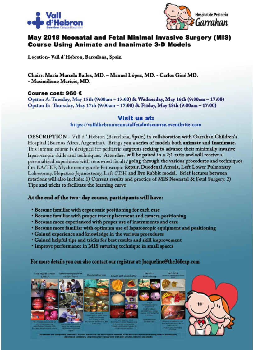 CarlesGine's tweet photo. Do you want to improve your surgical skills? Check this out!
Barcelona, May 15th-18th. https://t.co/M2Elp8Qc6i