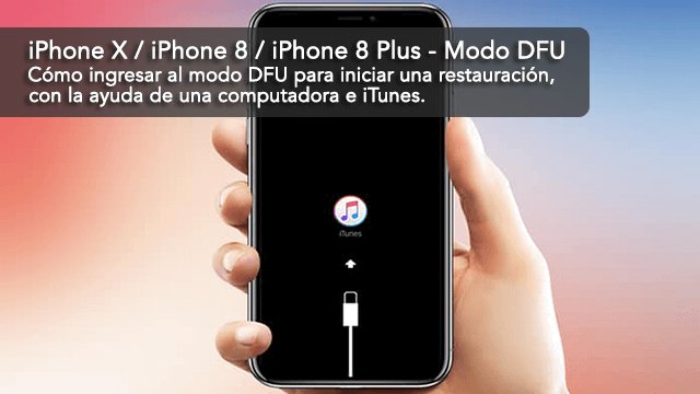 iPhoneate's tweet photo. ¿Cómo ingresar al #modoDFU en un #iPhoneX, #iPhone8 y #iPhone8Plus? https://t.co/VzfJOGMJ2e https://t.co/qr90ImvDmL