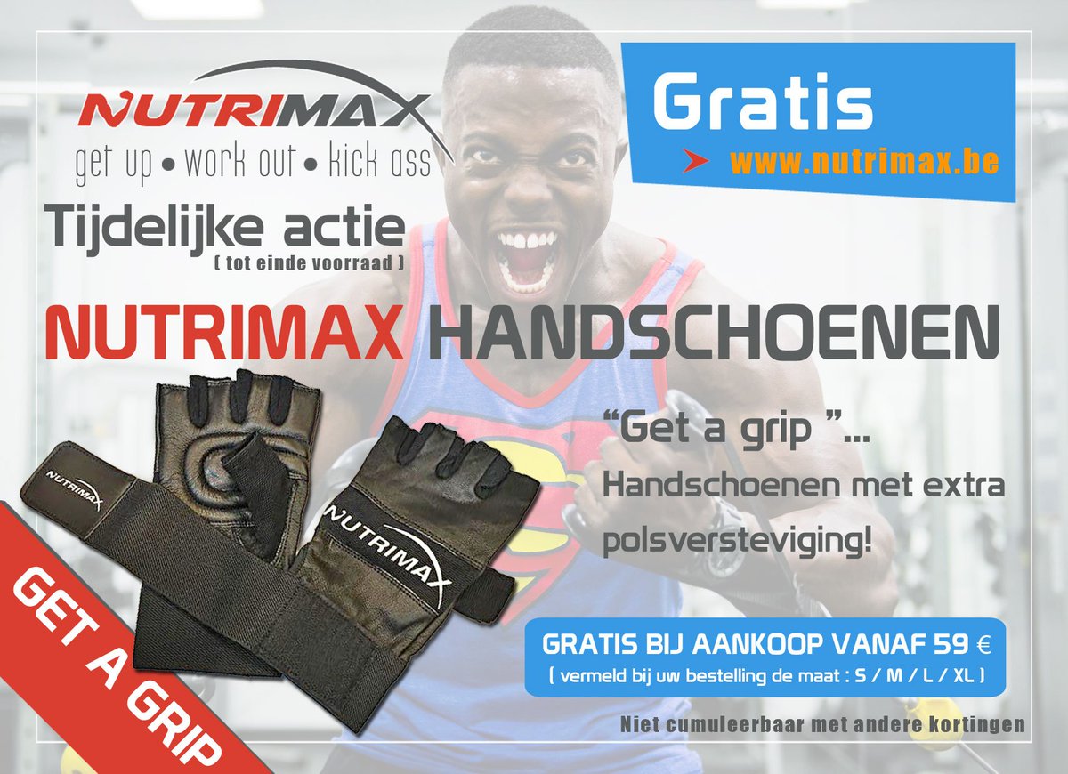 Get a Grip! 
Nu gratis bij elke bestelling vanaf 59€ ! 
Tot einde voorraad.