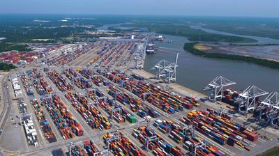 GaPorts's tweet photo. GPA: 10M-TEU capacity in 10 years. #GPA #GFTC2018 #Georgia Read more here: https://t.co/Ge9WYczyBF https://t.co/MFNYYyMebJ