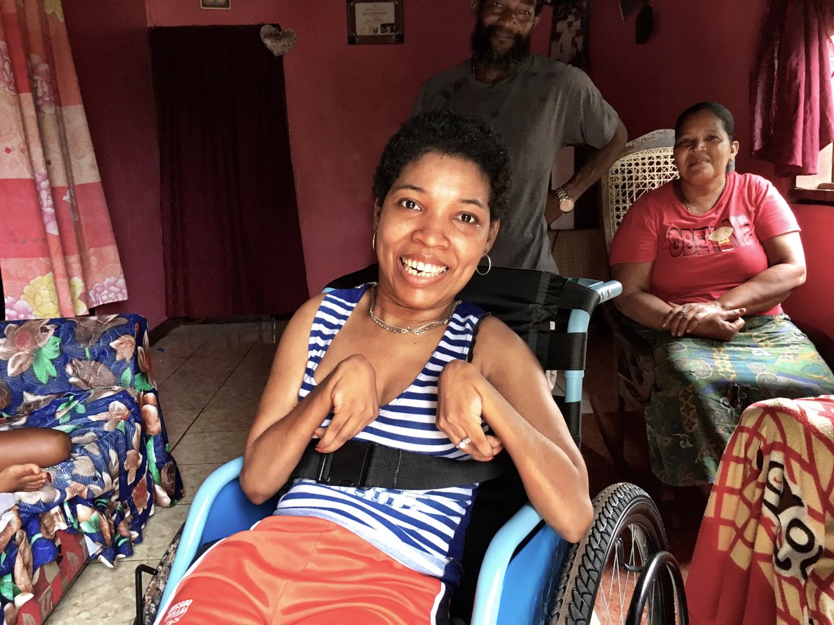 There is nothing quite as satisfying as providing mobility to someone who has none. This is Macy, we met her on Little Corn Island. Her smile says it all! #beahumanitarian #meaningcomesfrommakingadifference