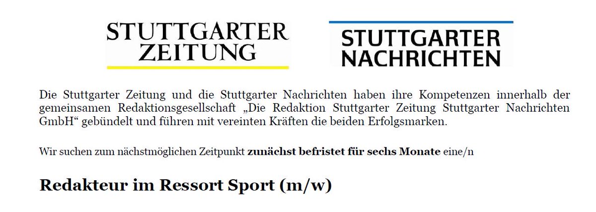 Preiss_Dirk's tweet photo. Wir suchen Verstärkung!! #StZN-Sport https://t.co/CpfZEEJzBA https://t.co/iLigvwvMBv