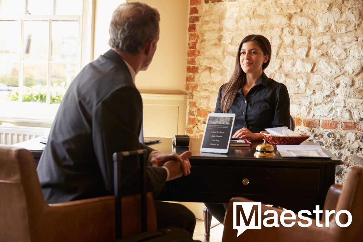 MaestroPMS's tweet photo. #MondayTip: Trying to make your guest check-in experience engaging rather than repetitious? Let the technology do the basics. Maestro allows you to scan a drivers licence or passport information to a client profile. Contact us for details. #IDscanner #checkinprocess #luxuryhotels https://t.co/8A9N3U0NiD