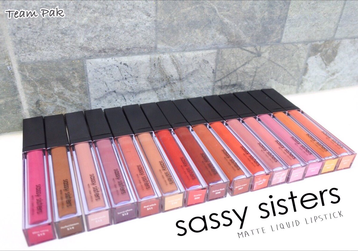 preawiiprom's tweet photo. ลิปเนื้อแมท sassy sisters 
มีให้เลือก 15 เฉดสี 💄👄
สั่งซื้อ line https://t.co/qLSjxIWRCs https://t.co/LYX9BB978Z