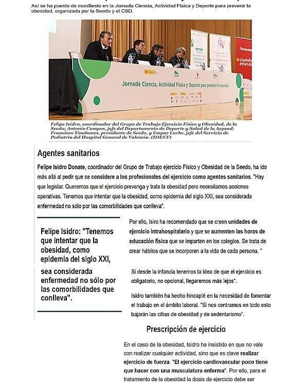 felipeisidro13's tweet image. Hay que LEGISLAR para:
- Que la Obesidad sea considerada una ENFERMEDAD.
- Considerar a l@s profesionales del ejercicio como agentes sanitarios.
- Crear unidades de ejercicio intrahospitalarias.
- 1 h Educación Física al día. 
- Ejercicio físico incluido en el horario laboral