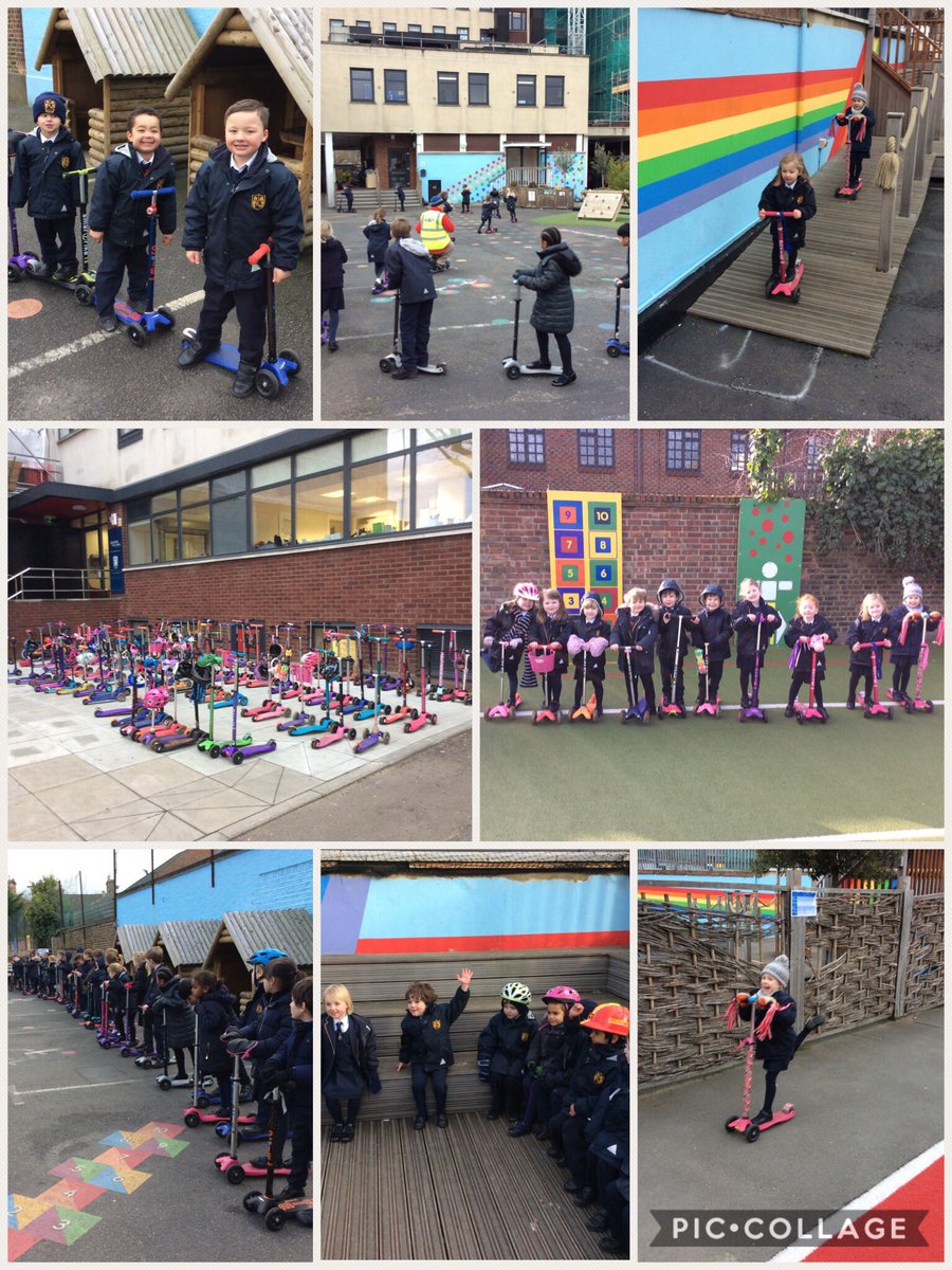RutherfordHsSch's tweet photo. Reception, Year 1 and Year 2 loved their scooter training sessions today. Thank you @wandbc safer transport team for organising such a wonderful day. https://t.co/AzOUyePeBT