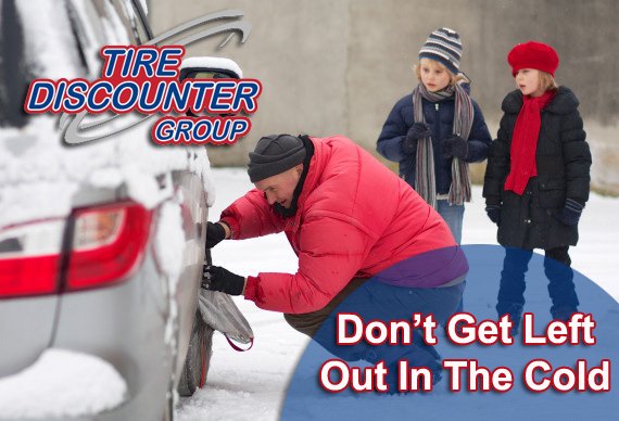 TireBarrie's tweet photo. Don't get left out in the cold.  Whether you're looking for a replacement set or that first set of snow tires your local Tires Discounter Dealer can help.  Contact us today. https://t.co/OuaZE3aBmT