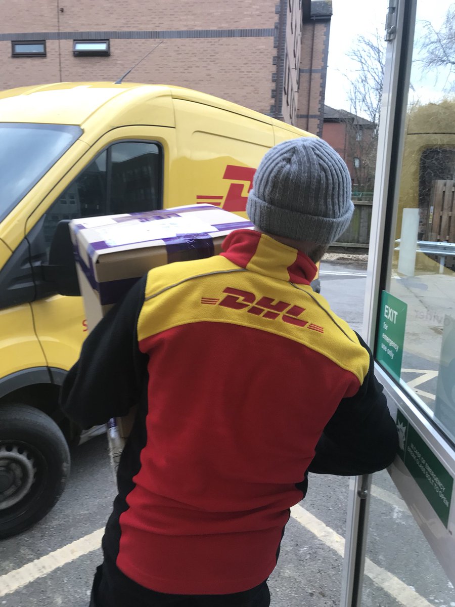 MaidwellJUNE's tweet photo. Thanks Danny from route HS2C from @dhlexpressuk for our lovely #chocolate eggs and helping our @JuneMedical parcels on their way! #hero #shipping https://t.co/8JOefe5edv