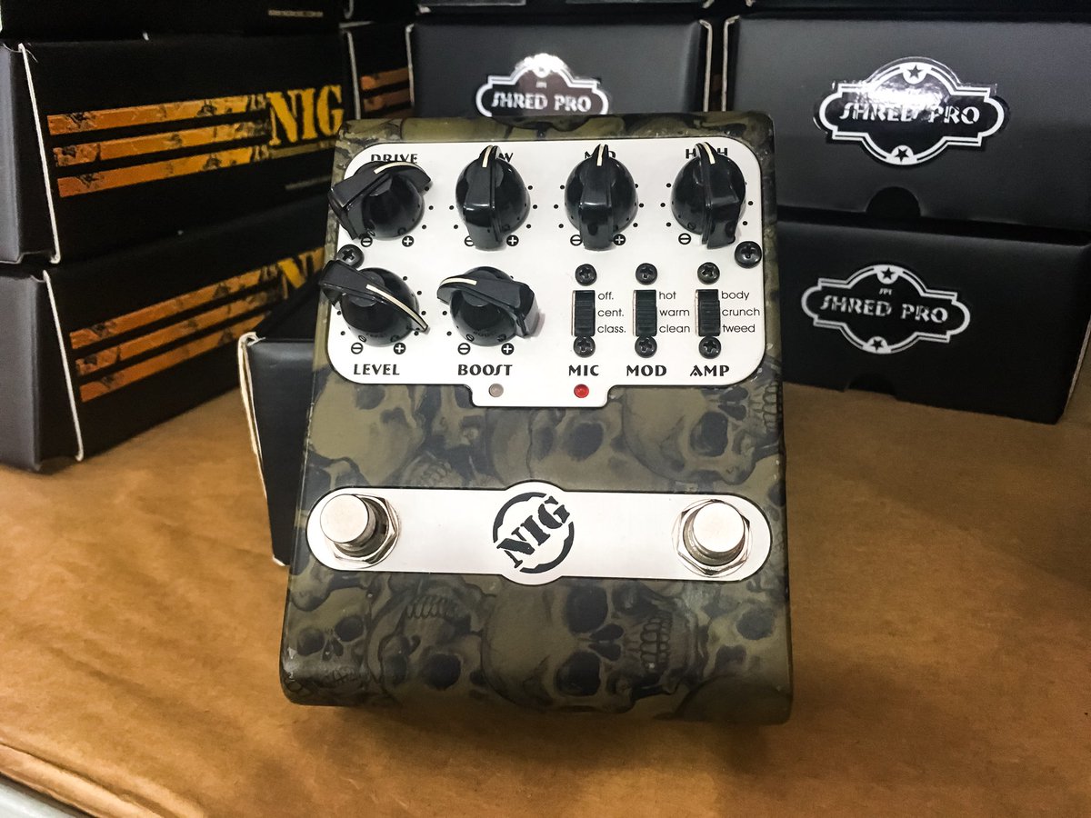 Meu AMP SIMULATOR da <a href="/NIGmusic/">NIG Music</a> em uma versão customizada. Ficou lindão! 👌
