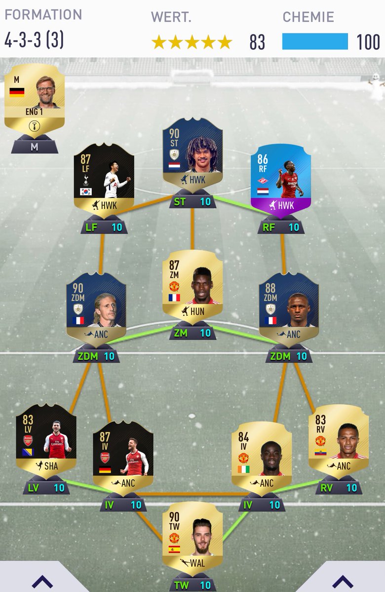 NiButtner's tweet photo. @sheeshTUBE #SheeshTeam Servus👋das ist mein Team, Anfangsformation ist egal, da ich anfangs auf 4-1-2-1-2(2) umstelle. Mein Budget ca 2.M +der der Wert der verkauften Spieler. Petit und Promes sind umtauschbar.Würde mich um Verbesserungsvorschläge freuen und danke im Voraus.😇 https://t.co/m8dtKKfyz5