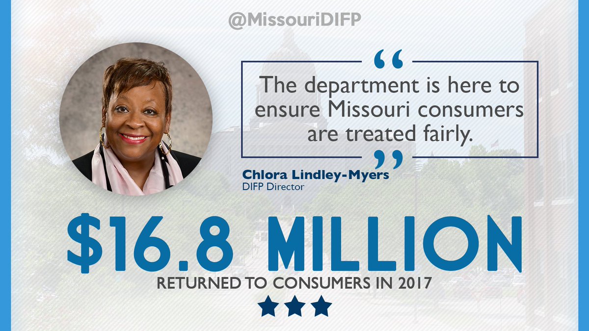 Millions returned to consumers with the help of Missouri Department of Insurance. ow.ly/T7jJ30id3JV
