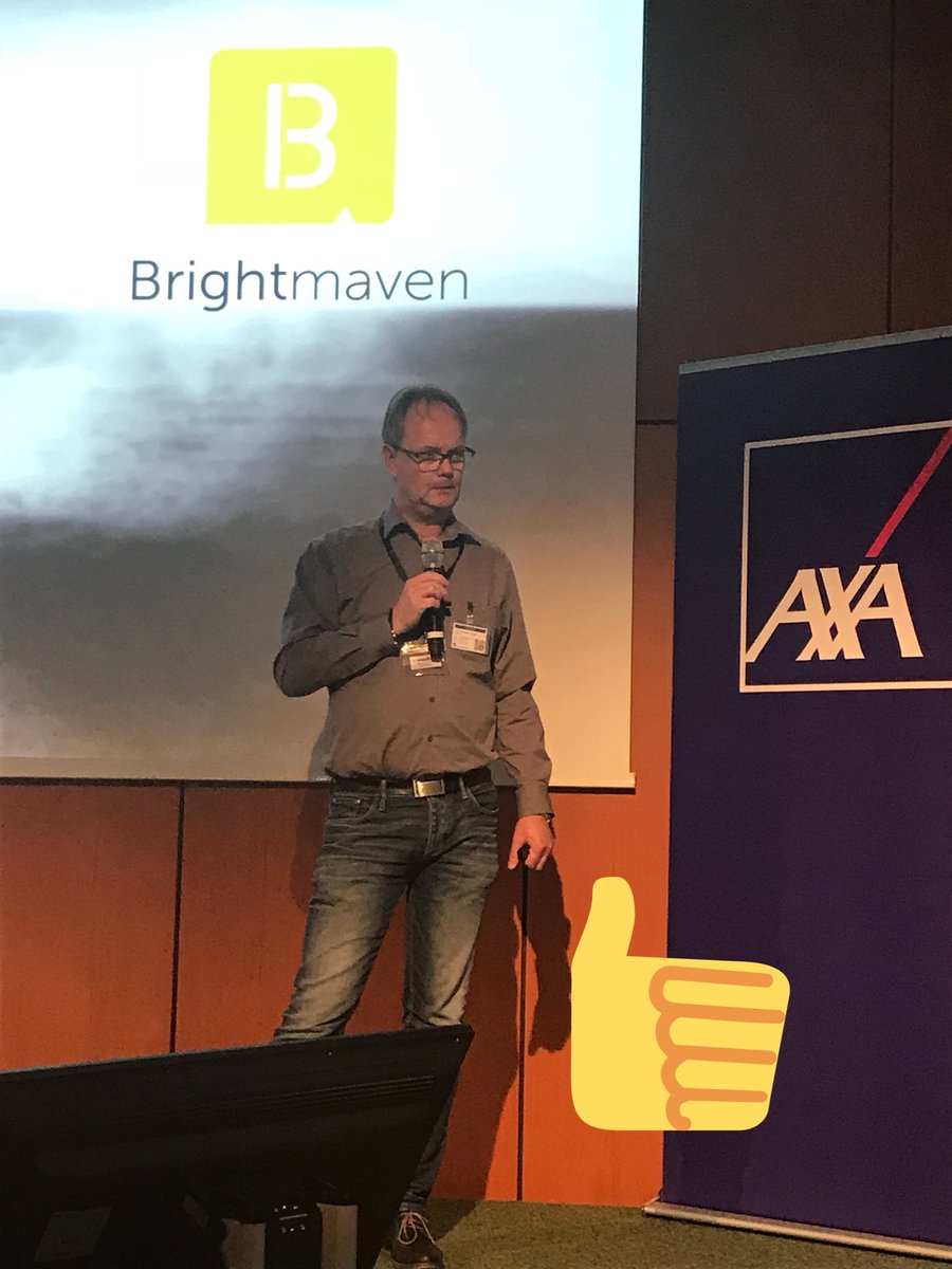 Pitch Nummer 2 bei der #AXA Startup Night Claims: Das niederländische Startup <a href="/BrightmavenInfo/">Brightmaven</a> hilft, gestohlene Objekte wiederzufinden #schadenfroh #axastartupnight