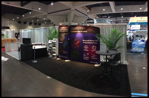 StemoniX's tweet image. We’re eager to start #SLAS2018! Visit StemoniX in Booth 435 to learn how our #microBrain and #microHeart platforms can simplify your drug discovery research. StemoniX.com