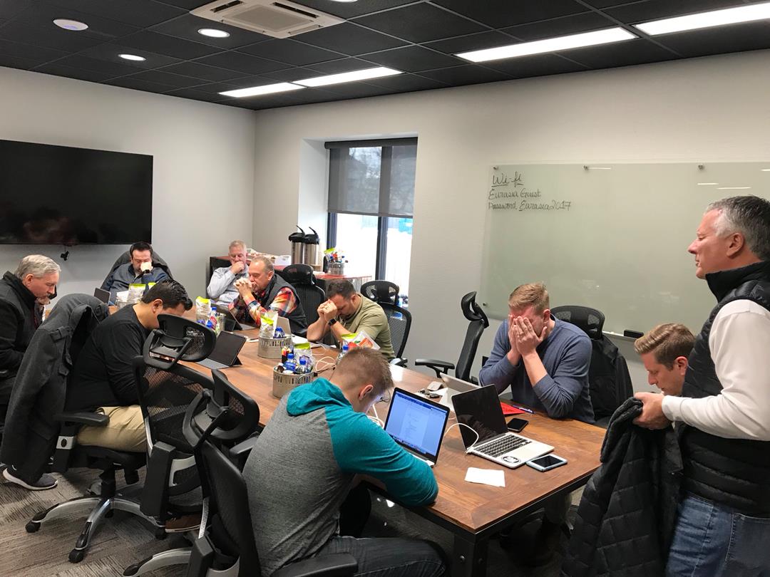 dougclay's tweet photo. Praying with the new national youth director Josh Wellborn and the NYAC. The future of the AG youth ministries is bright. #greatleaders #influencers https://t.co/Gi5JRTZXJs