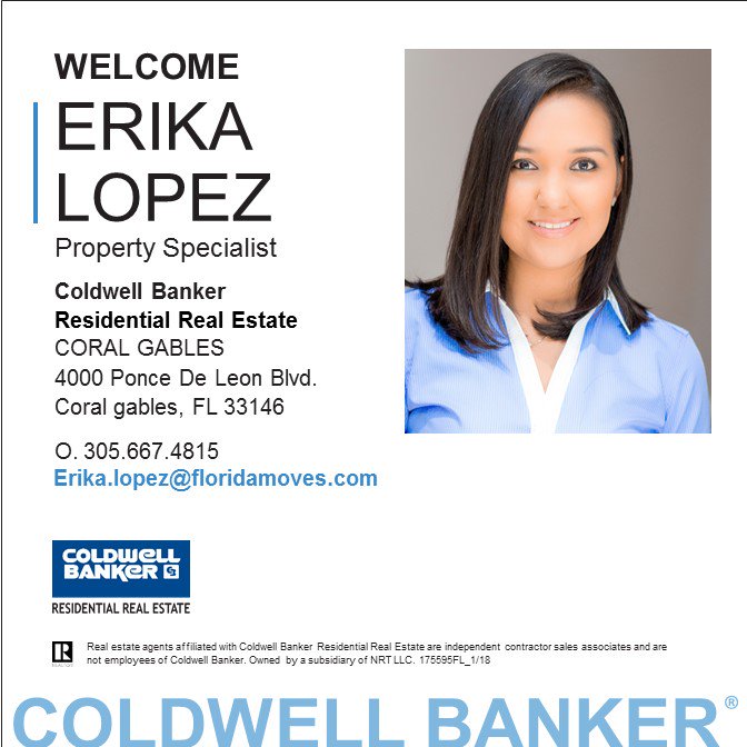 CBCORALGABLES's tweet photo. #welcome#realestate #coldwellbanker #cbcoralgables #joinus https://t.co/TEqi7Cnrod