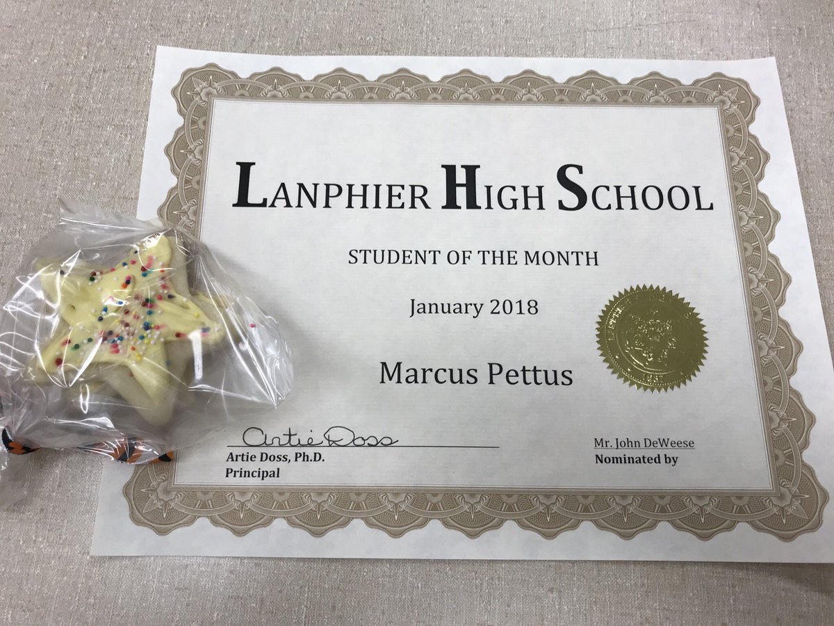 MrJohnDeWeese's tweet photo. Congrats Marcus on CTE student of the month! #PLTWstudent #CSE @PLTWorg https://t.co/y3Lw2q63Vz