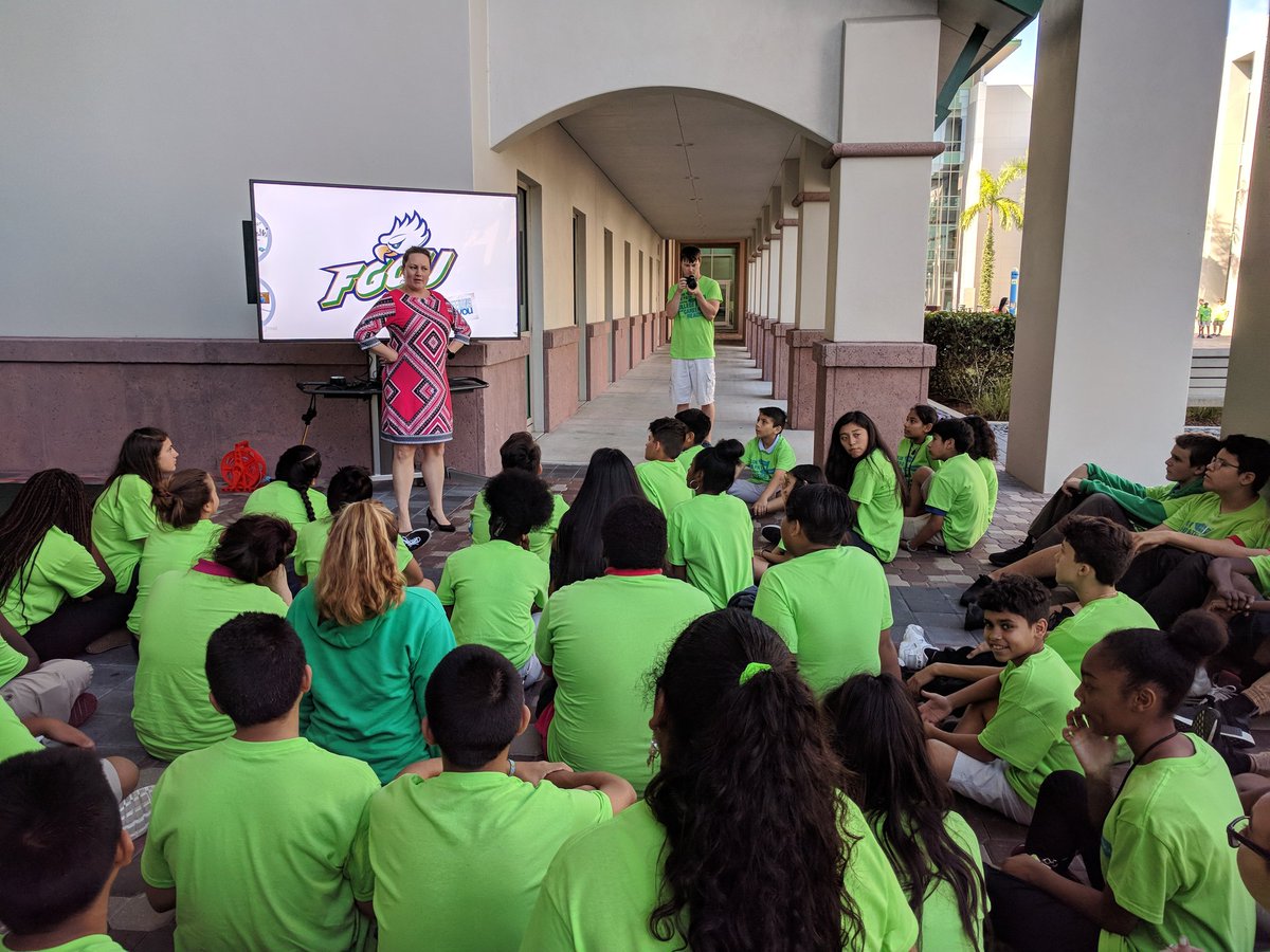 Learning about the engineering program at FGCU. #ccpssuccess #omgators