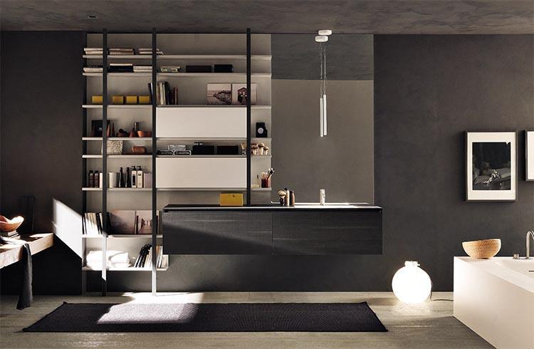 MODULNOVA's tweet photo. The combination of the laminated top in coal oak and the flush bathtub in Tecnoril is a particularly innovative solution. The need for mental order is reflected in the linear order of space. This is a Moon Gola bath program. #designbath https://t.co/CZE4UmpXfC https://t.co/YuFD9R4vA4